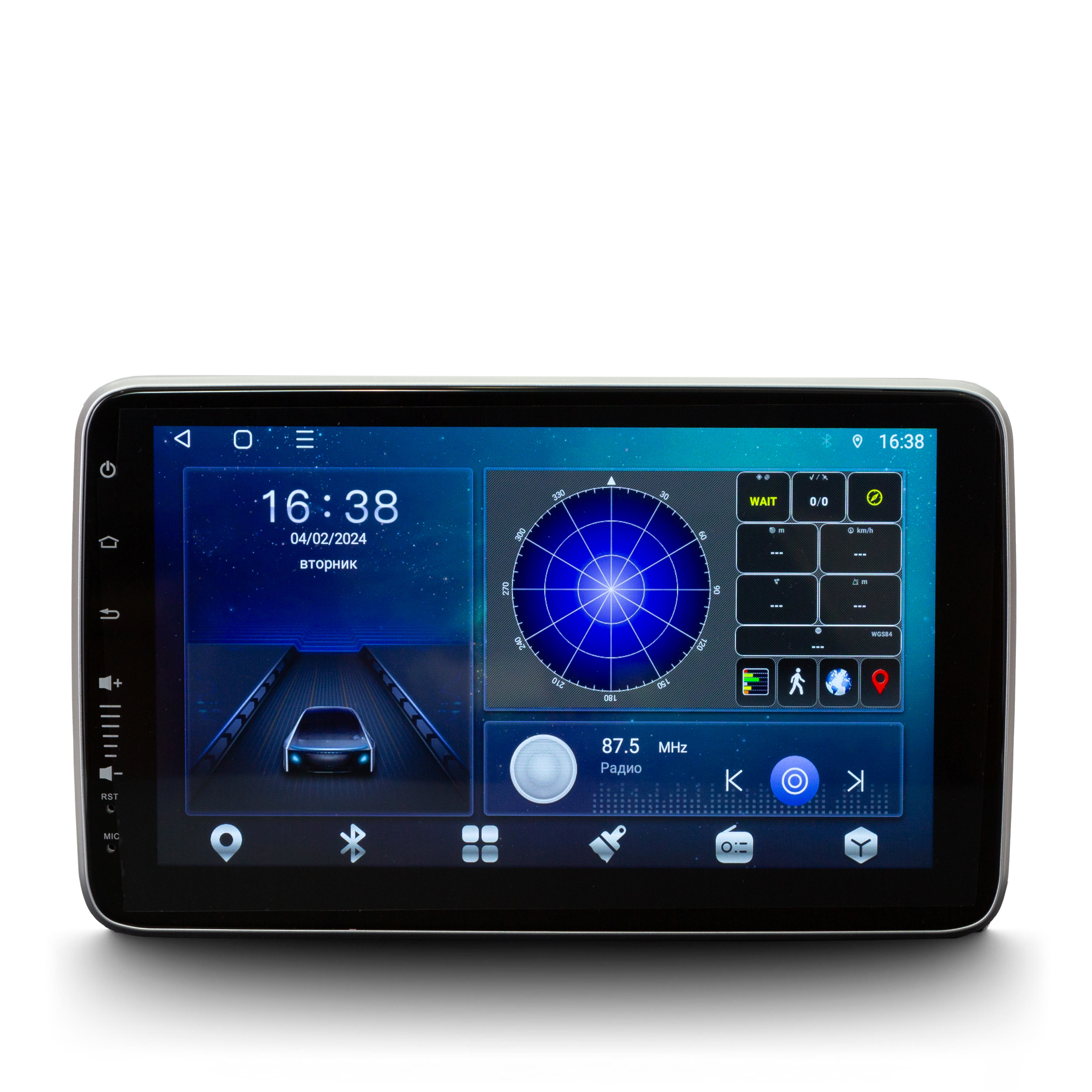 9 дюймов Ts18 4/64 gb [1DIN] 360 (поворотный монитор)