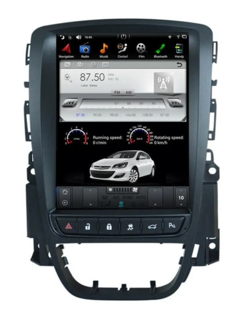 Opel Astra J 2009-2015 For Buick Excelle 2 2009-2015 под TESLA (Тесла)
