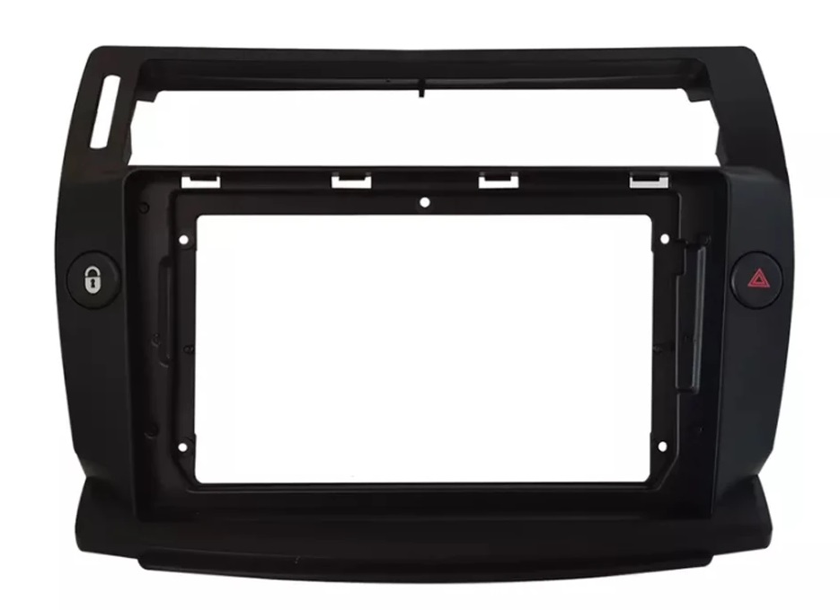 Citroen C4 Black LA LC C-Triomphe C-Quatre 2004 - 2014 (9 дюймов) 【Черный Матовый】